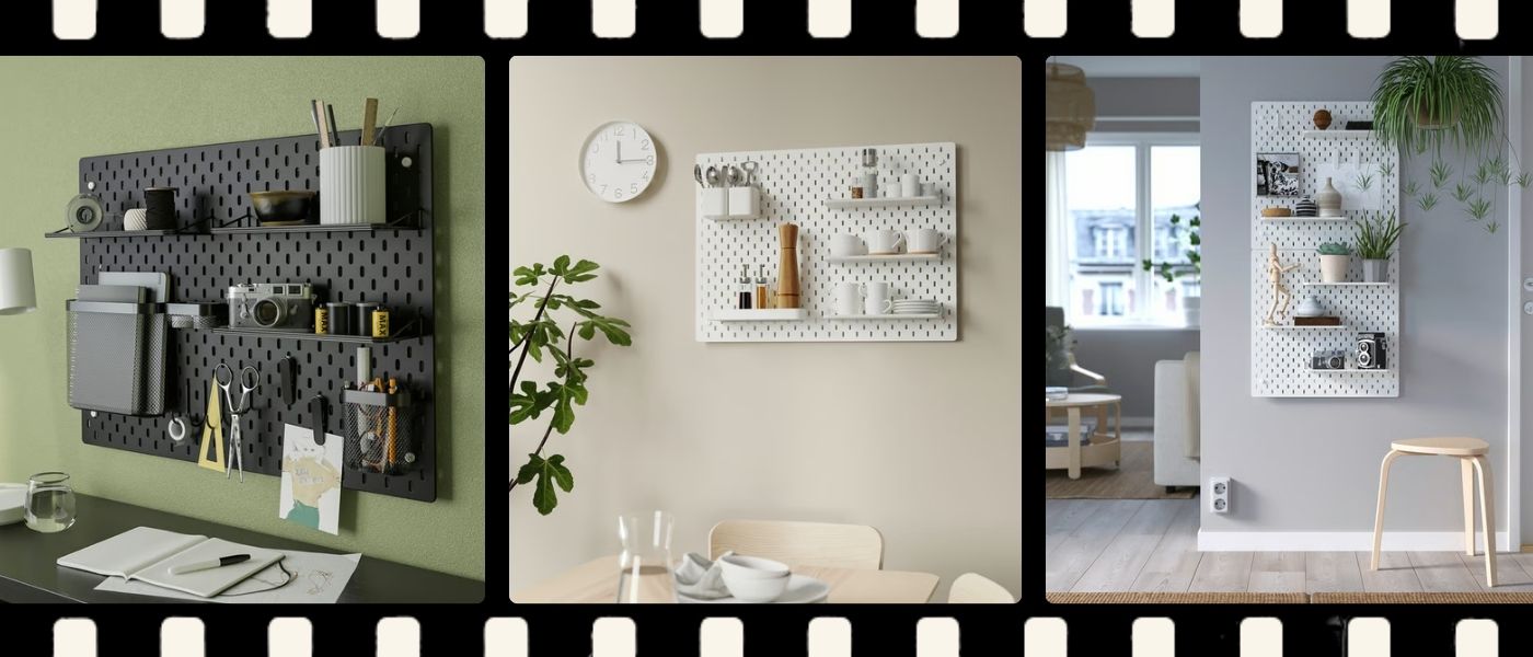 شلف دیواری ایکیا مدل IKEA SKADIS